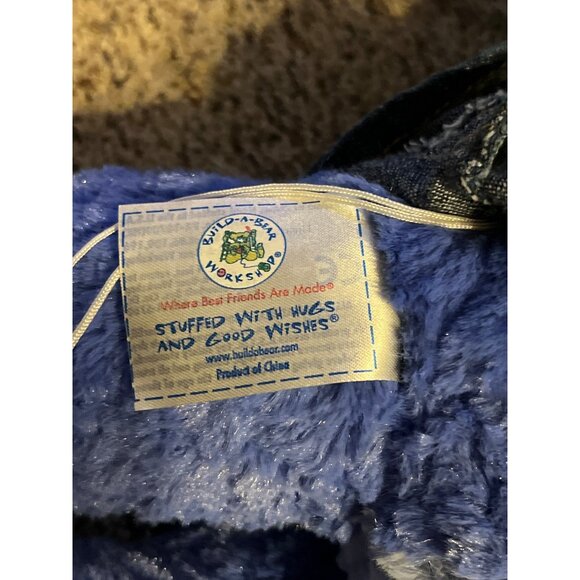 Build A Bear T-Rex Purple Dinosaur 17 in Purple Skirt Shirt Vest Green Eyes - Picture 4 of 6